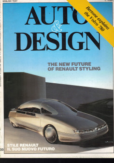 Auto & Design N°33 - Stile RENAULT IL SUO NUOVO FUTURO | Auto & Design 33 |