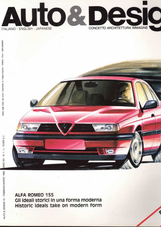 Auto & Design N°72 - Alfa Romeo 155, Gli ideali storici in una forma moderna | Auto & Design 72 |