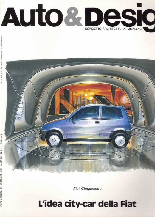 Auto & Design N°71 - Fiat Cinquecento, L'Idea city-car della FIAT | Auto & Design 72 |