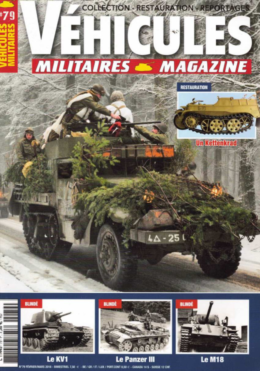 Restauration Un KETTENKRAD, Véhicules Militaires Magazine N°79 | Véhicules Militaires N°79 |