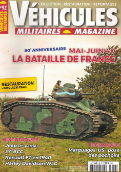 Restauration GMC ACK 1940, Véhicules Militaires Magazine N°92 | Véhicules Militaires N°92 |