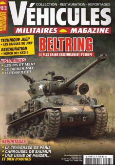 Restauration HORCH 901 KFZ15, Véhicules Militaires Magazine N°83 | Véhicules Militaires N°83 |