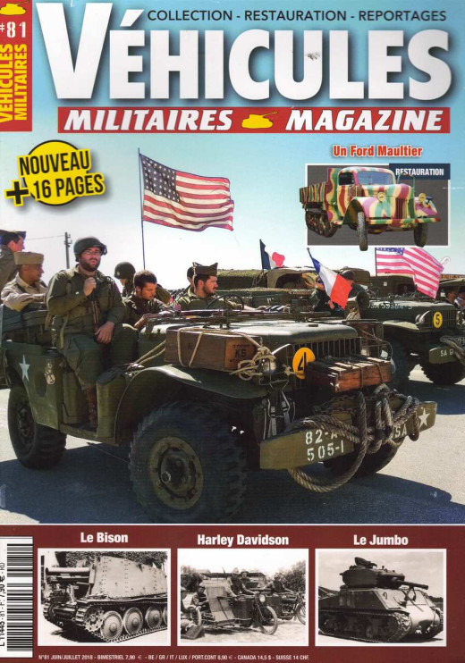 Restauration FORD MAULTIER, Véhicules Militaires Magazine N°81 | Véhicules Militaires N°81 |