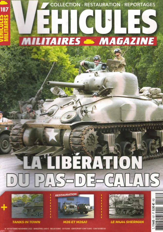 Restauration M26 et M26A1, Véhicules Militaires Magazine N°107 | Véhicules Militaires N°107 |
