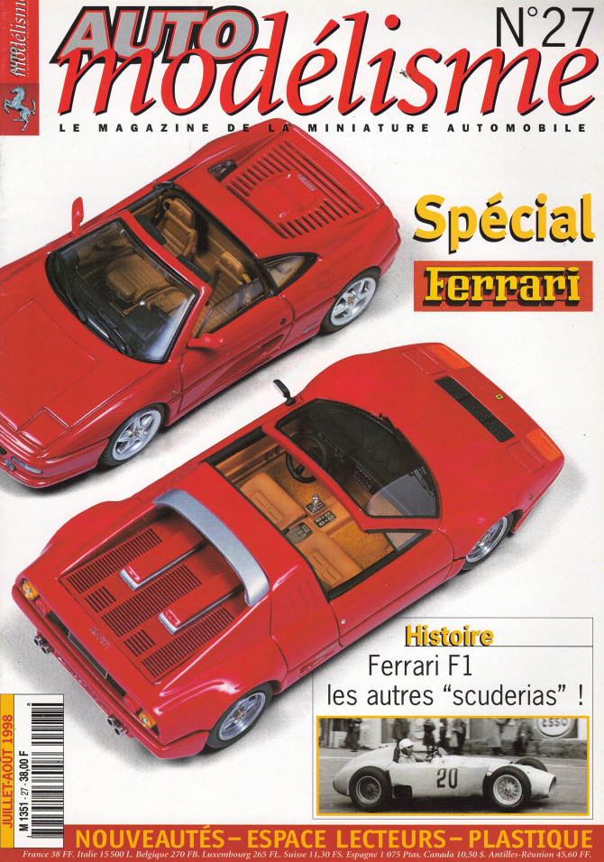 Auto Modélisme N°27 - Spécial Ferrari (1998) | Auto Modélisme 27 |