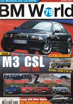 BM World Magazine N°79 Guide: Coupé M3 CSL (2007) | BM World N°79 |