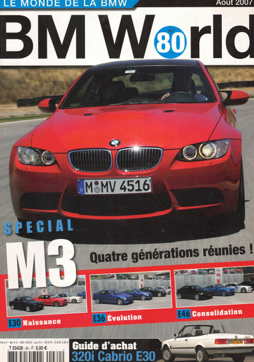 BM World Magazine N°80 - SPECIAL M3 (2007) | BM World N°80 |