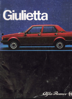 Brochure ALFA ROMEO GIULIETTA (01-1981) Inclus 2.0l | ALF99 - Ref: 811 1149 |