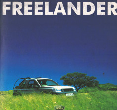 Brochure LAND ROVER FREELANDER (11-2001) 1.8i 16V / 2.5L V6 / 2.0L Td4 | LR26 - Ref: LRML 1567 04/2002 |