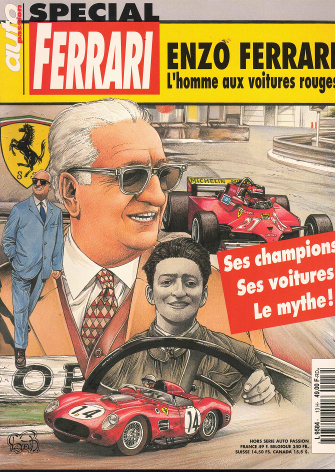 Enzo FERRARI, L'homme aux voitures rouge HS Auto passion N°13 | Auto Passion HS 13 |