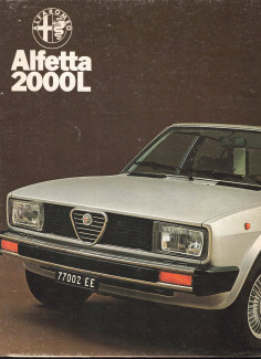 Brochure ALFA ROMEO ALFETTA 2000L (11-1979) | ALF83 - Ref: 7911 1032 |