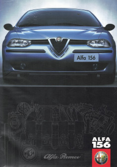 Brochure ALFA ROMEO 156 (02-1999) Inclus 2.5l V6 | ALF75 - Ref: 02.9.2436.38-Ar-2/99 |