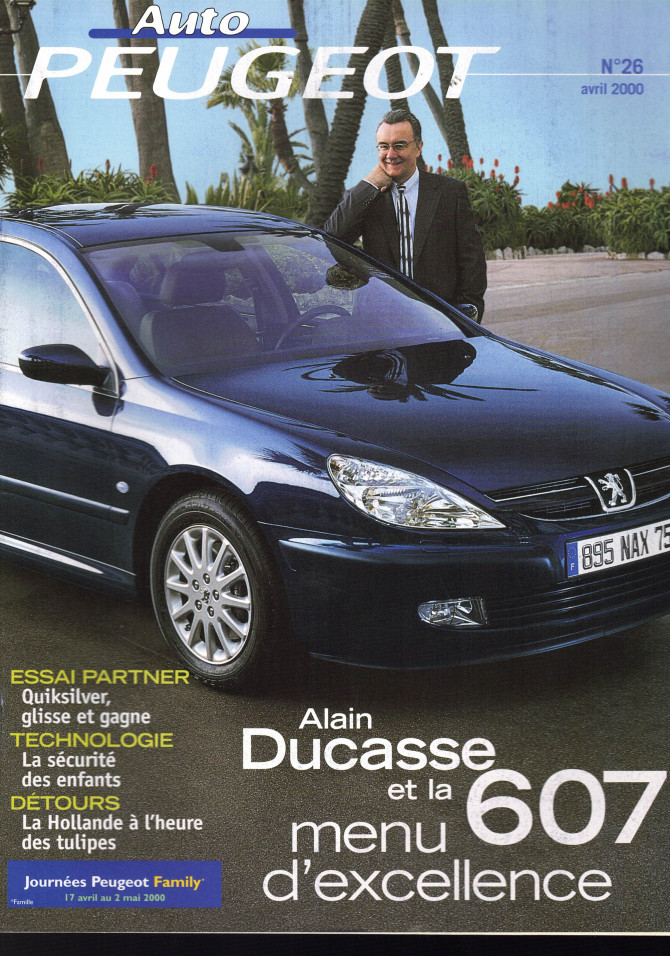 Auto PEUGEOT N°26 Dossier Alain DUCASSE - 607 PACK 3.0L (2000) | Auto PEUGEOT N°26 |