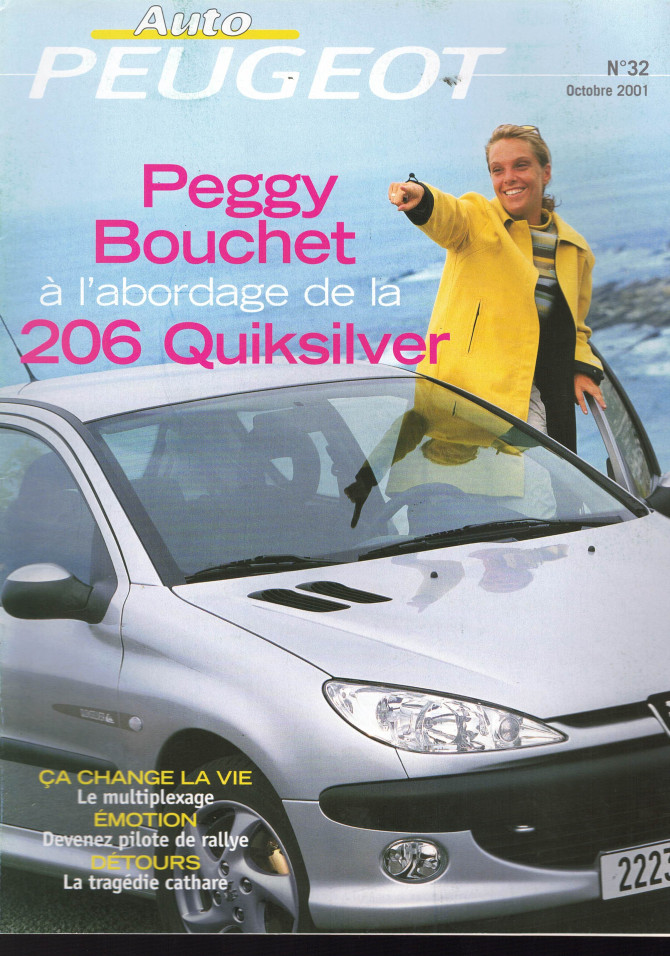 Auto PEUGEOT N°32 Dossier Peggy Bouchet - 206 QUICKSILVER (2001) | Auto PEUGEOT N°32 |