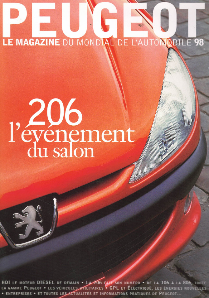 PEUGEOT, Magazine du Mondial de l'Automobile 1998 | Peugeot Mag N°1998 |