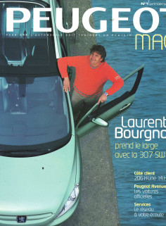 Peugeot Mag N°1 Dossier Laurent Bourgnon - 307 SW (2002) | Peugeot Mag N°1 |