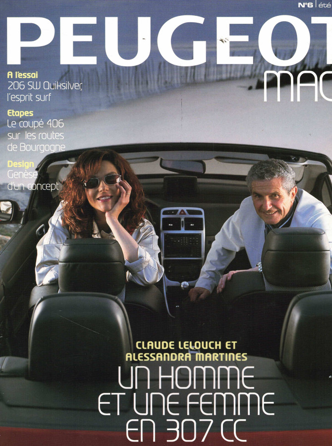 Peugeot Mag N°6 Dossier Claude LELOUCH - 307 CC (2003) | Peugeot Mag N°6 |