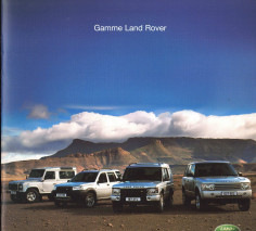 Catalogue LAND ROVER Gamme 2003 | LR51 - Ref: LR GAMME 2003 |