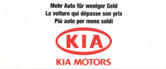 Brochure KIA Gamme (Inclus KMS-II Prototype) | KIA15 - Ref: KIAMOTORS |