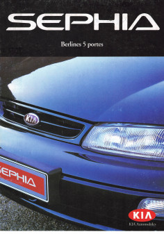 Brochure KIA SEPHIA 1.5 SLX et GTX | KIA08 - Ref: 2041 |
