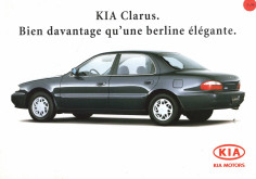 Brochure KIA CLARUS SLX 1.8L et GLX 2.0L | KIA04 - Ref: 1658 |