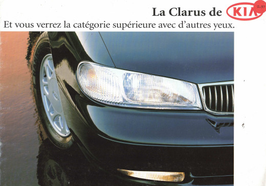 Brochure KIA CLARUS GLX 2.0L | KIA02 - Ref: 2579 |