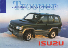 Brochure ISUZU TROOPER 3.0 TD et 3.5 V6 24 (2000) | ISU05 - Ref: PLA2-05-00 |