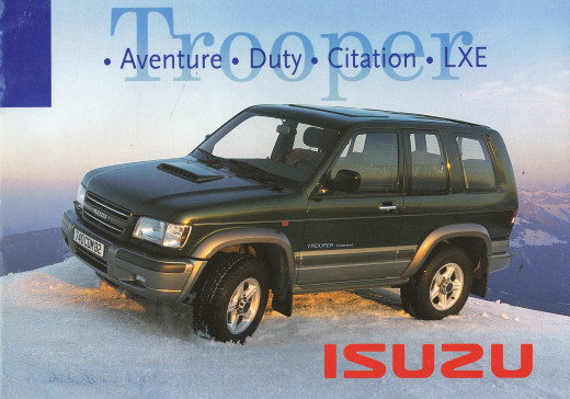Brochure ISUZU TROOPER 3.0 TD et 3.5 V6 24 (2000) | ISU05 - Ref: PLA2-05-00 |