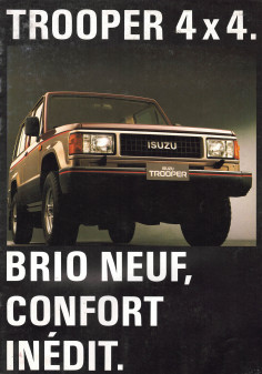 Brochure ISUZU TROOPER 4X4 (1988) | ISU07 - Ref: 1.88 |
