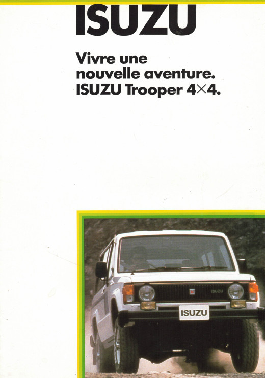 Brochure ISUZU TROOPER 4x4 (1984) | ISU09 - Ref: 1/84 |