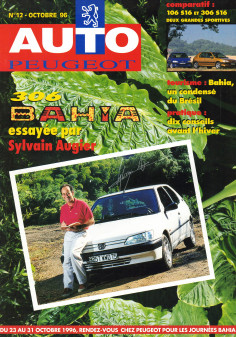 Auto PEUGEOT N°12 Dossier Sylvain AUGIER - 306 BAHIA (1996) | Auto PEUGEOT N°12 |