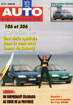 Auto PEUGEOT N°11 Dossier Jenna de Rosnay - 106 & 306 Mistral (1996) | Auto PEUGEOT N°11 |