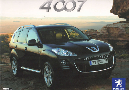 Catalogue PEUGEOT 4007 2.2 - 156ch (2007) | PEU76 -Ref: 03/2007 |