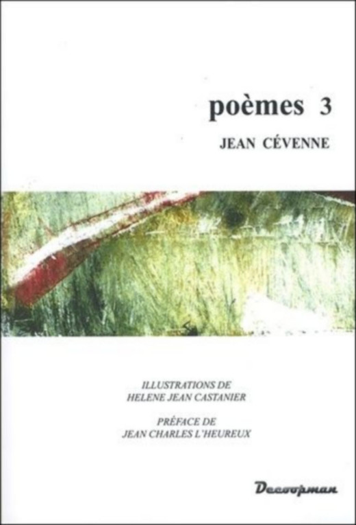 Poèmes 3 De Jean Cévenne | 9782917254318 |