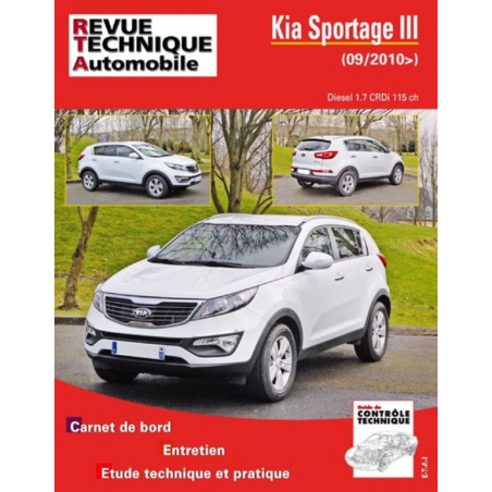 REVUE TECHNIQUE KIA SPORTAGE III DIESEL - RTA HS011 | 9782726801116 |